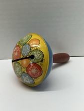 Tin Litho Noisemaker Rattle Mid Century
