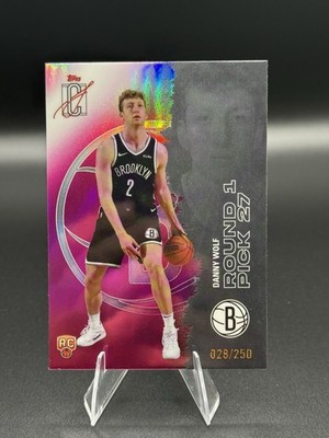 2025-2026 Topps Signature Class Danny Wolf Magenta Refractor  RC /250 Nets