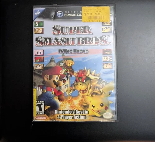 Nintendo Super Smash Bros. Melee Multiplayer Fighting Game for GameCube NTSC-U/C