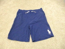 Polo Ralph Lauren Drawstring Mesh Big Pony Shorts Blue Boys Large 14 - 16