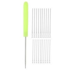 Doll Hair Rooting Kit, 0.6mm/0.8mm Rerooting Needles, Yellow