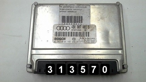 Audi A6 Steuergerät 4B0907401S 0281010148 2.5 Diesel Bj 1999 Original