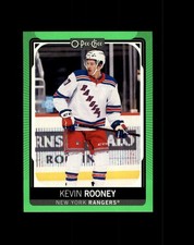 #99 Kevin Rooney New York Rangers 2021-22 O-Pee-Chee Neon Green Border /50