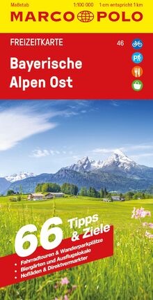 MARCO POLO Freizeitkarte 46 Bayerische Alpen Ost 1:... | Buch | Zustand sehr gut