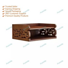 Scatola Di Legno Esclusiva Con Supporto Indian Culture (Marrone)