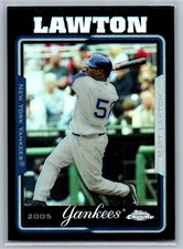 2005 Topps Chrome Update Black Refractor Matt Lawton UH8 /250