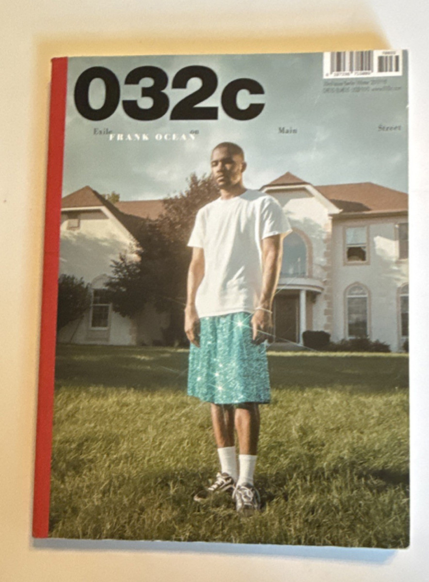 032c Magazine Issue 34 Winter 2018 Frank Ocean Fashion Illustrated