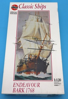 Airfix 07251 Classic Ships Endeavour Bark 1768 Bausatz 1:120 Segelschiff