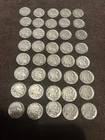 LOT OF 40 BUFFALO NICKELS FULL ROLL READABLE DATES INDIAN HEAD