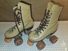 Vintage kids/childrens quads. Rental/rink roller skates Leather, Sure Grip