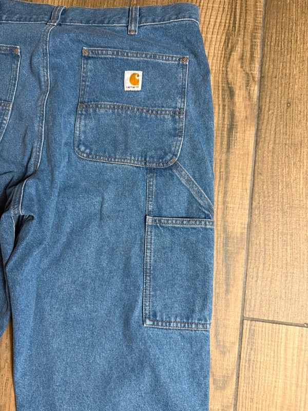 Carhartt baggy double knee jeans men’s size W34” L32” loose fit image 7