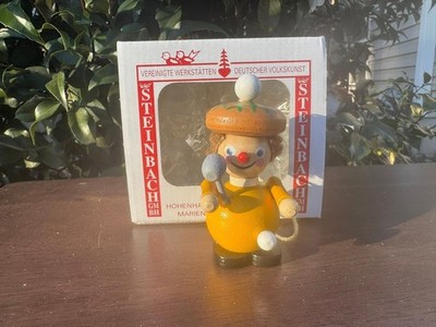 Steinbach German Wooden Christmas Ornament Golfer Germany w/ Box & Tag