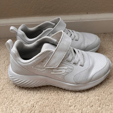 Skechers Girls School Sweets Sneakers Big Kid 1 White EUC