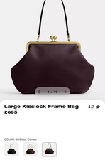 Coach Large Kisslock Frame Bag
