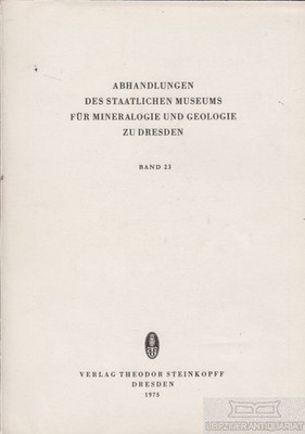 Buch: Abhandlungen des Staatlichen Museums für Mineralogie und... Prescher, H
