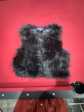 Polo Ralph Lauren Kids Faux Fur Vest Medium 8-10 Lightly Used