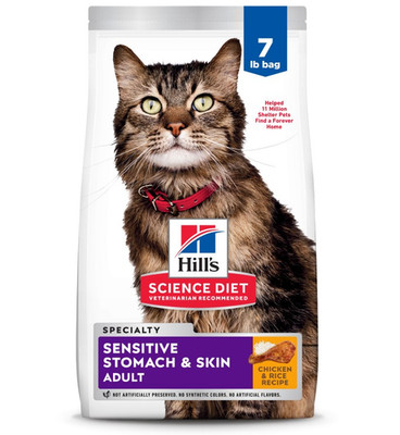 Hill s Science Diet Cat Food Sensitive Stomach Skin Chicken Rice
