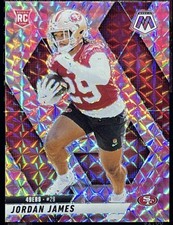Panini 2025 Mosaic Jordan James San Francisco 49ers NFL Rookie Prizm Card #370