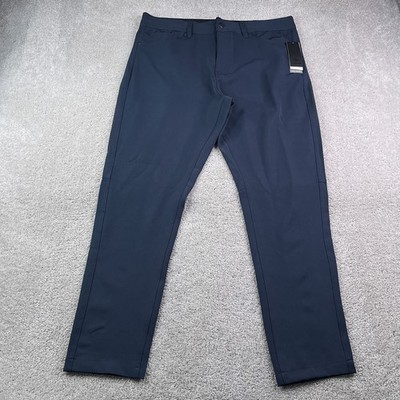 NEW LEG3ND Pants Mens Large Blue Comfort Fit Performance Tech Stretch Golf