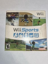 Nintendo Wii No Game Wii Sports Sleeve and Manual Only