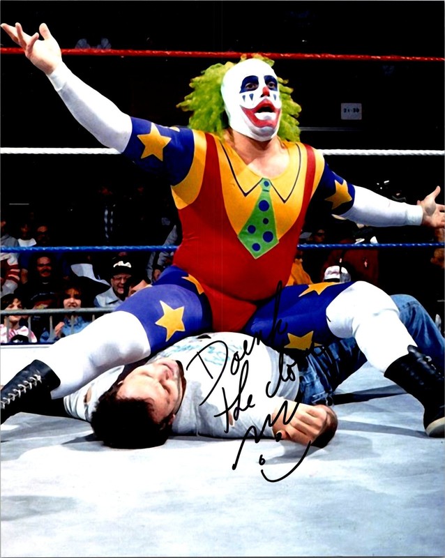 Doink the Clown in person autograph WWF in person #2