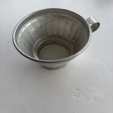Vintage Aluminum Canning Mason Jar Funnel Finger Ring Handle Canning Funnel
