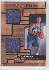 2007-08 Bowman Draft Picks & Stars Relics Dual 85/199 Nick Young #BR-NY 0b9