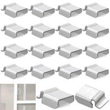 40 Pack Window Screen Spreader Bar Clips, Screen Retainer Clips for 5/16" Scr...