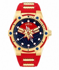 Orologio Donna Invicta Marvel Captain Marvel LE 29716 | 38mm Tono Oro|Limited E