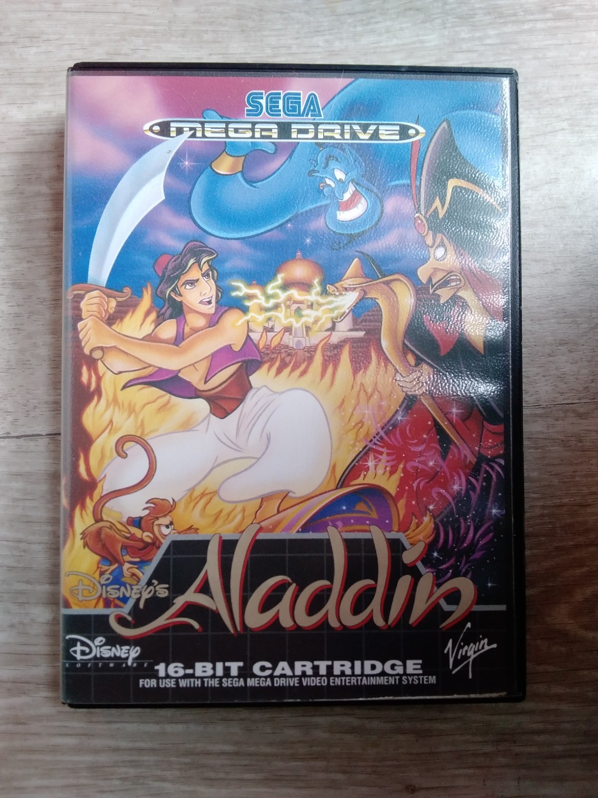 sega megadrive aladdin complet version fr etat tbe