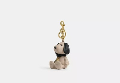 Coach X Peanuts Snoopy Collectible Bag Charm  Brass/Multi CBH29 NWT