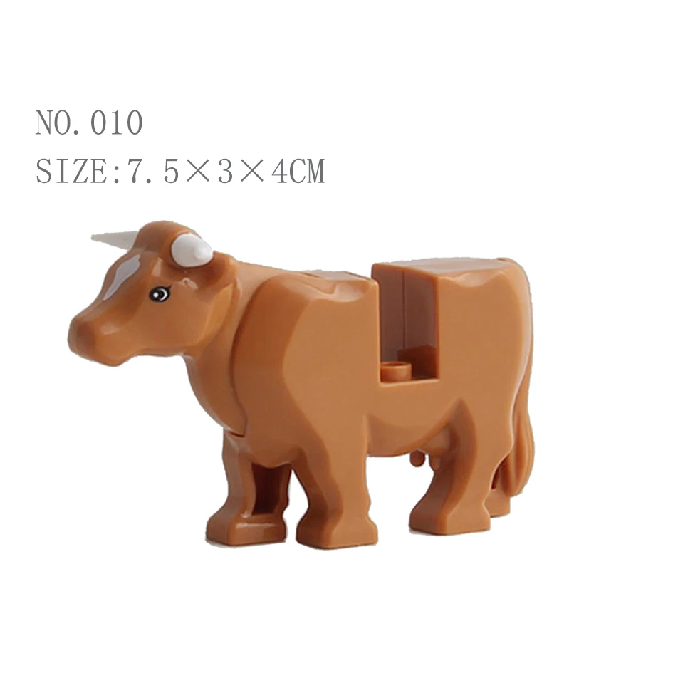 Animal Building Blocks Crocodile Leopard Brick Toy Educational Kids Gift