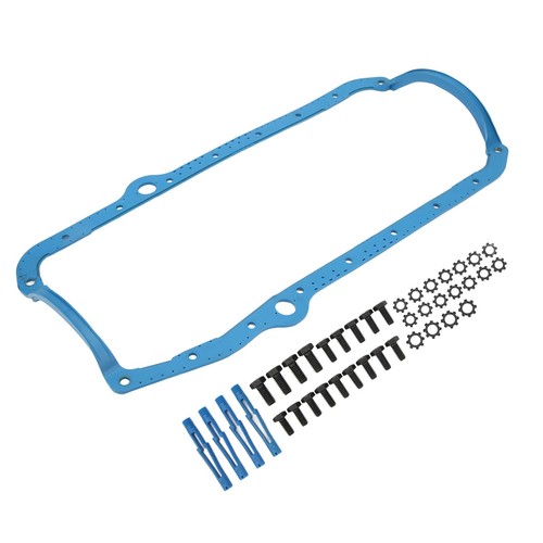 /Set guarnizioni coppa olio motore con nucleo in acciaio OS34510T per motore 305 350 327 - Foto 3 di 22