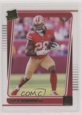 2021 Panini Clearly Donruss Rated Rookie Trey Sermon #79 7l6