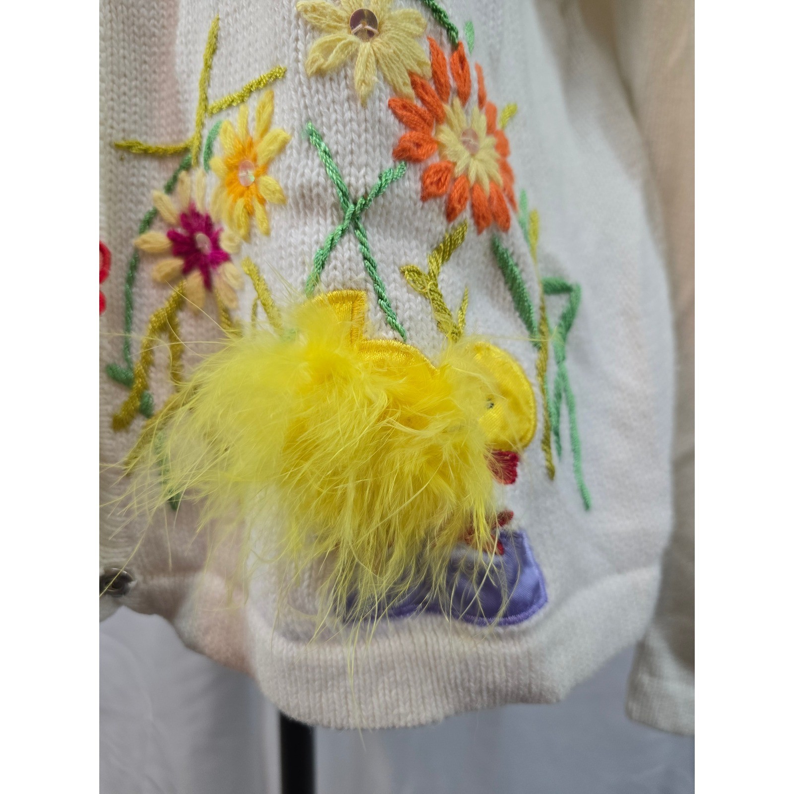 All Points Reference Point Cream Embroidered Bunn… - image 2