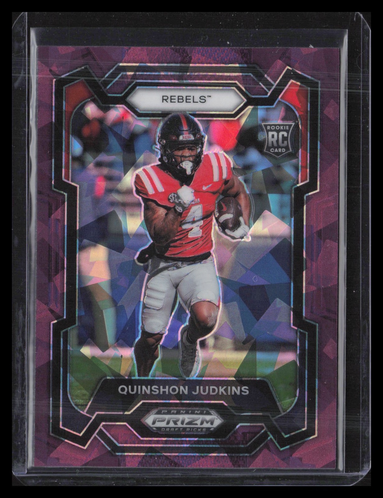 2024 Panini Prizm Draft Picks #146 Quinshon Judkins Purple Ice #/149