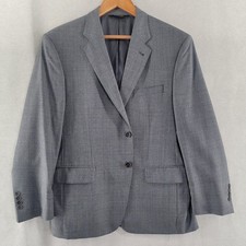 Jos A Bank Blazer Glen Plaid Signature Gold 100 Wool Sport Coat Jacket Mens 42S