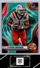 2024 Bowman University Best #52 Kyron Drones Aqua Refractor #/225
