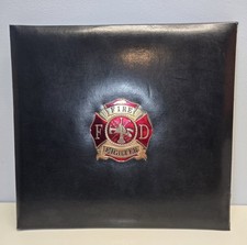 Fire Fighter Genuine Bonded Leather Scrapbook Unused 12x13.5"