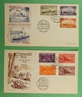 DR WHO 1960s SPANISH FERNANDO POO 2 FDC COMBO SEMI POST R84273
