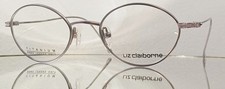 LIZ CLAIBORNE LC-143 RSE Eyeglasses GOLD/PINK New Metal 47-19-135 Titanium