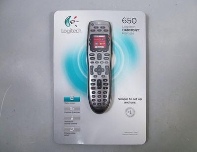 Logitech Harmony 650 Universal Remote Control (For 5 Devices) New Sealed *READ*