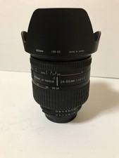 NIKON AF NIKKOR 24-85mm f/2.8-4 D with hood