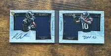2013 Topps Supreme Rookie Dual Auto Relic Tavon Austin/DeAndre Hopkins /5 X16120