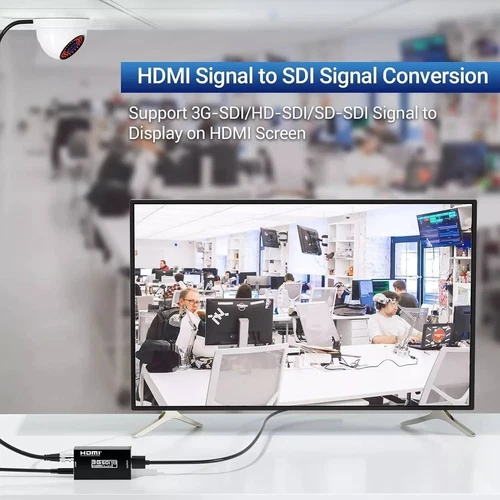 Convertitore SDI a HDMI Tleoosy Supporto Segnale 3G-SDI/HD-SDI/SD-SDI - Imagen 6 de 7