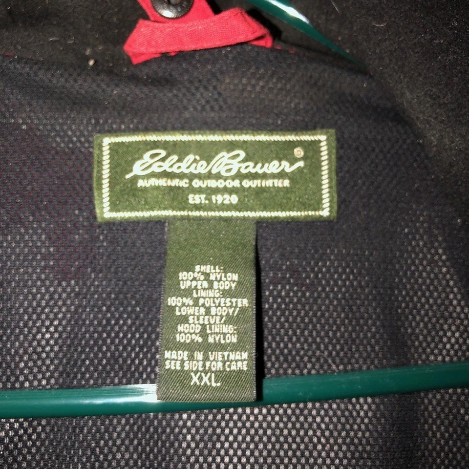 Chaqueta Abrigo de Invierno Eddie Bauer Mujer XXL Roja Muchos Bolsillos Capucha Extraíble Foto 4 de 4