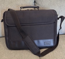Targus ONP1 Black Laptop Briefcase Messenger Bag Business Travel Organizer EUC