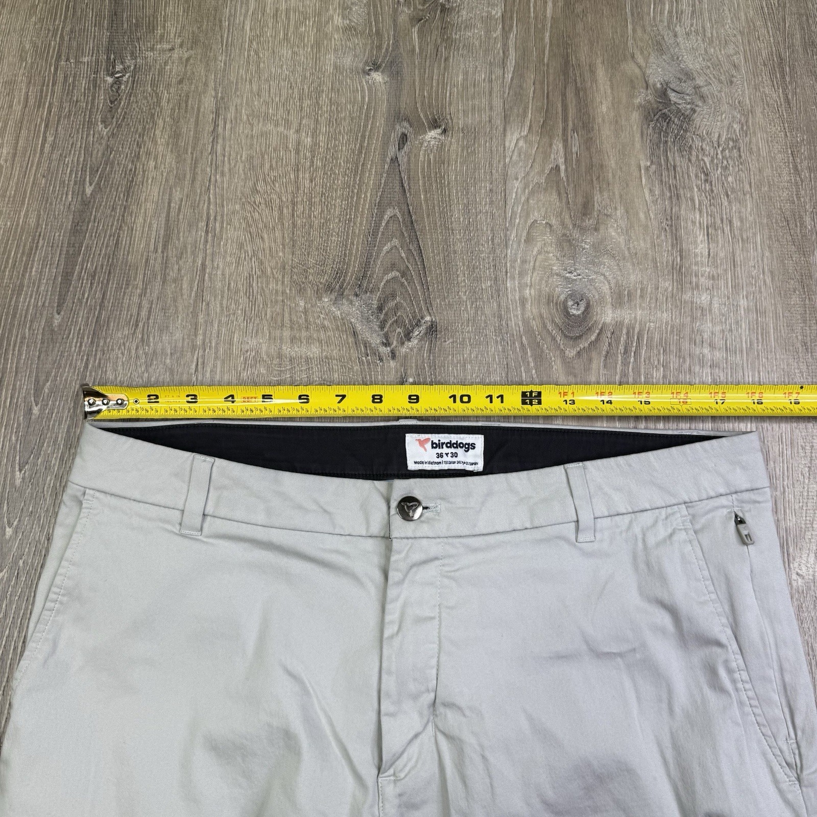 Birddogs Chino Pants Performance Lightweight Zipper Pocket Men’s Size 36x29