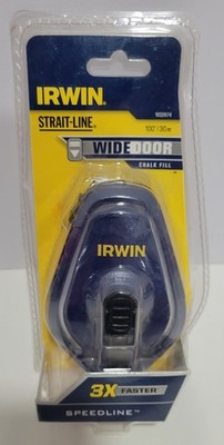 New! Irwin Tools Strait-Line 1932874 IRWIN Speedline Chalk Reel, 100'.