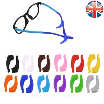 Van Der Linn Silicone Ear Grip Hooks Anti Slip Spectacle Retainers Glasses